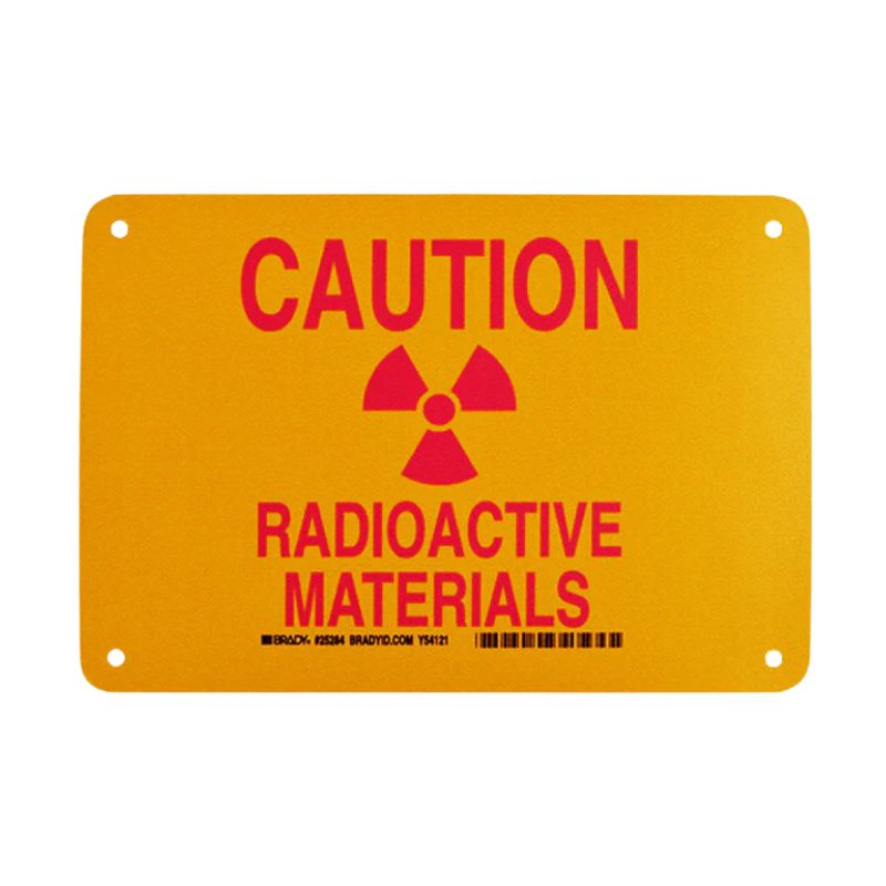 Radioactive Materials Caution Sign