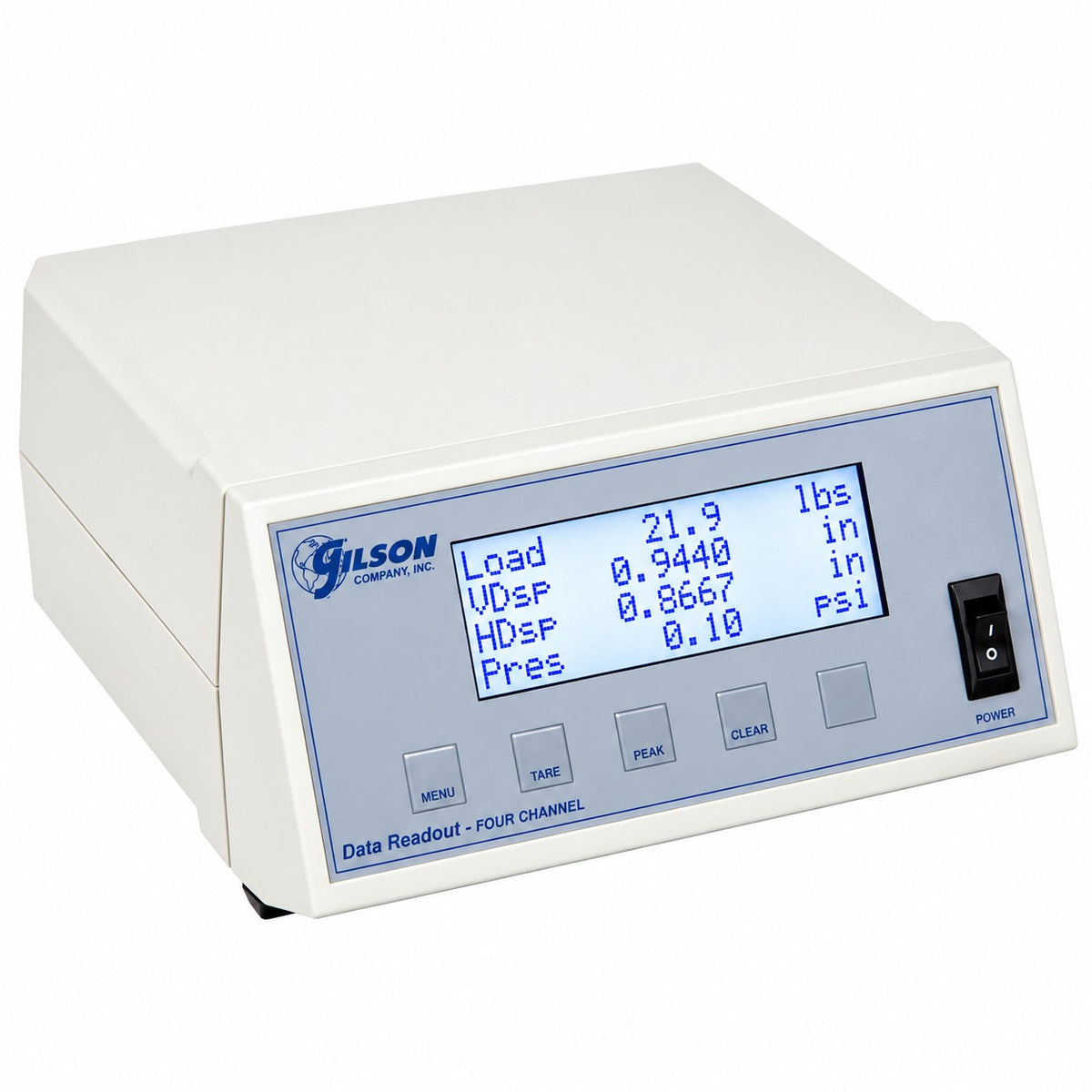 Gilson/Karol Warner Two & Four-Channel Data Readout