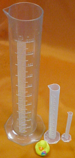 500ml Plastic Cylinder, Graduated (Polypropylene)
