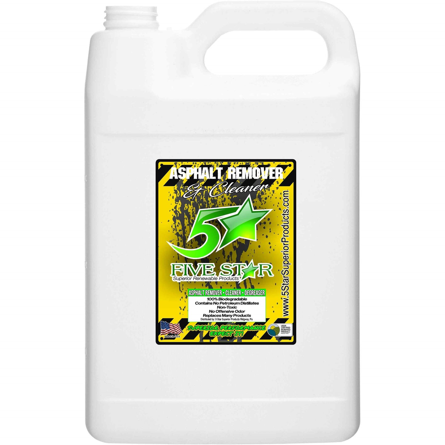 5-Star Asphalt Remover/Cleaner - Various Sizes