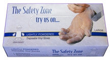 Vinyl Disposable Gloves - Box of 100