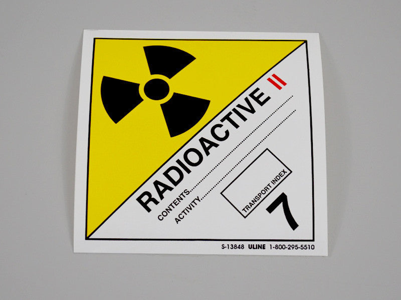 Yellow II Transport Label Blank