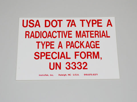 Type A Label - Non RQ for 4640