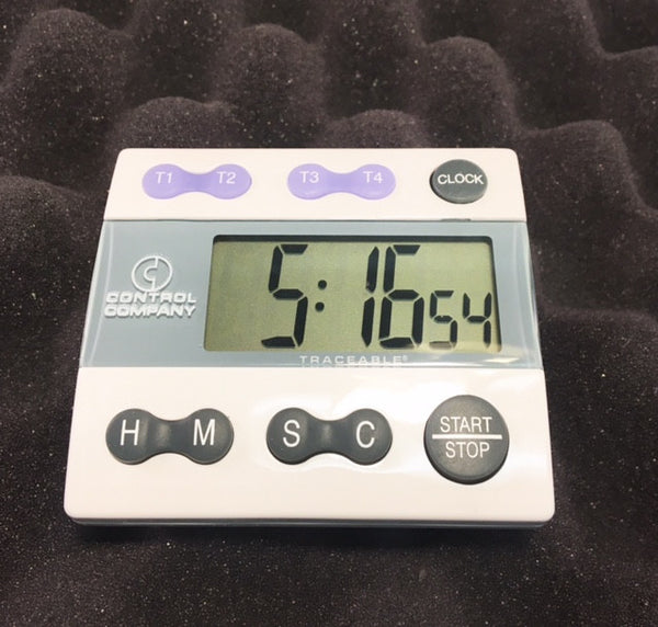 Traceable Calibrated Digital Count Down Timer; 99min/59s
