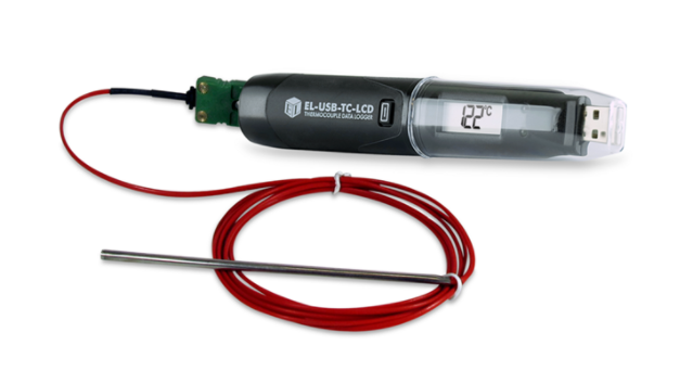 Data Logger, Stand-Alone with High Contrast LCD Display, USB