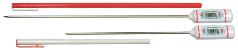 Digital 12" Long Stem Thermometer w/ NIST Certificate