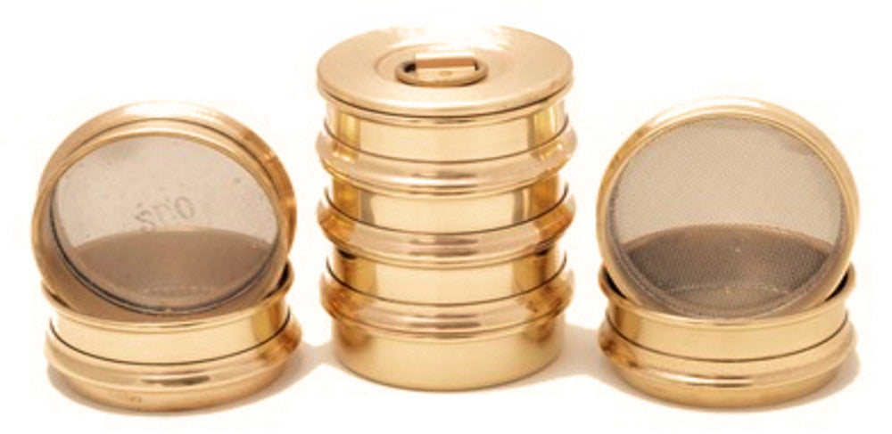 12" Brass Sieve Cover Lid
