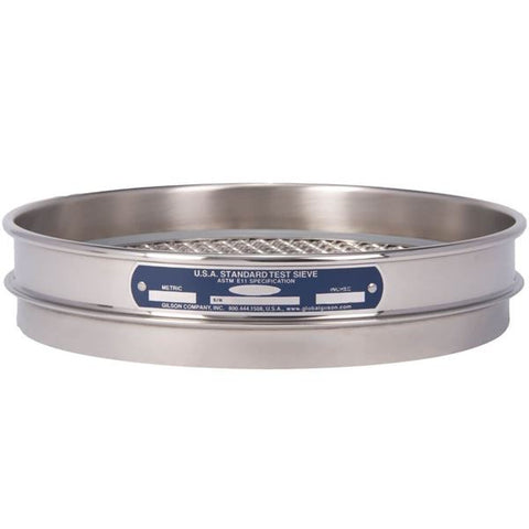 8" Sieves, All Stainless - Choose Height & Aperture
