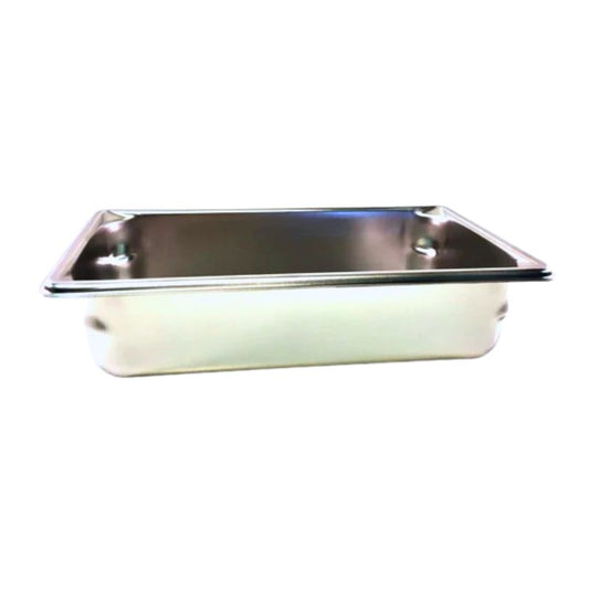 10'' x 6'' x 2 1/2'' Deep Stainless Steel Pan