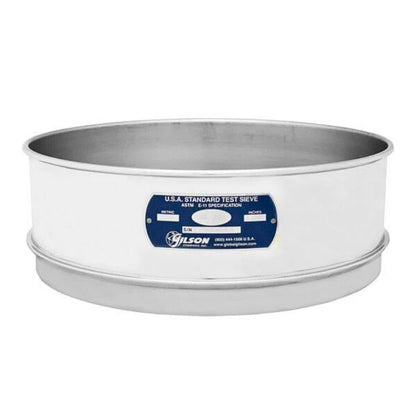 12" Sieves - Full Height - Stainless Steel Frame & Mesh