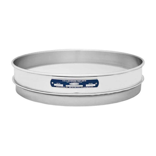 12" Sieves - Half Height - Stainless Steel Frame & Mesh