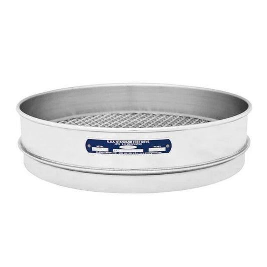 12" Sieves - Intermediate Height - Stainless Steel Frame & Mesh