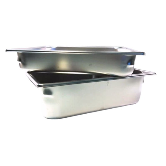 12'' x 14'' Stainless Steel Pans - 2'' or 4'' Depth