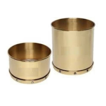 12" x 6" Wet Wash Sieve, #200, Brass with Stainless Steel