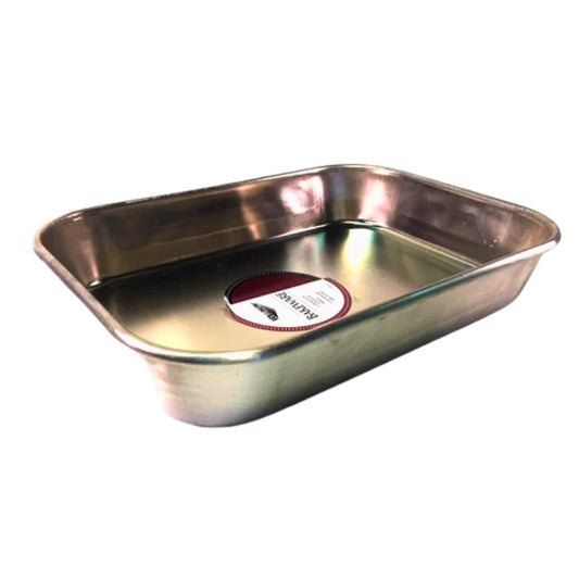 13-3/4" x 9-3/4" x 2-1/4" Lightweight Aluminum Pan - No Handles