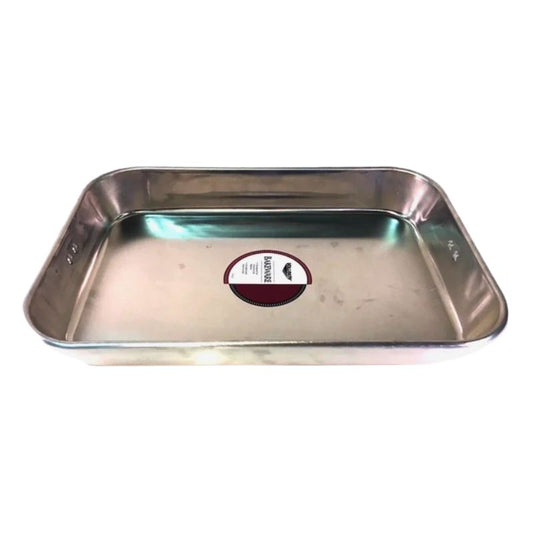 17 3/4 x 11 3/4 x 2 1/2" Heavy-Duty Aluminum Pan