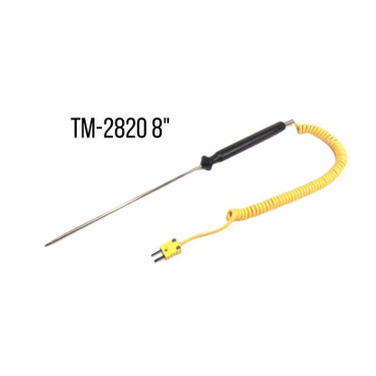8" Type K Thermocouple with Handle