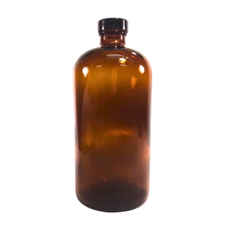 Amber Bottle 1000ml - 12 Pack