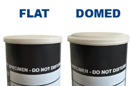 4" x 8" Plastic Cylinder Molds with Flat or Domed Lid, Generic, Case of 36