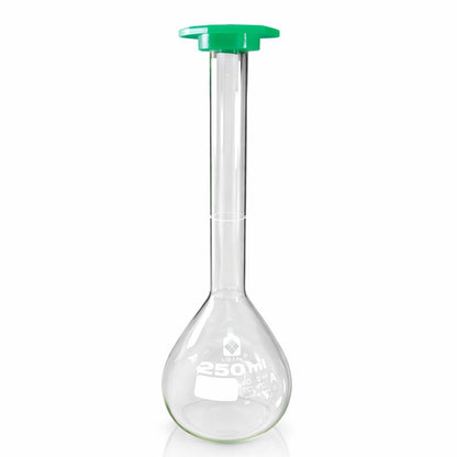 250mL Volumetric Flask with Snap Cap, Pack of Four