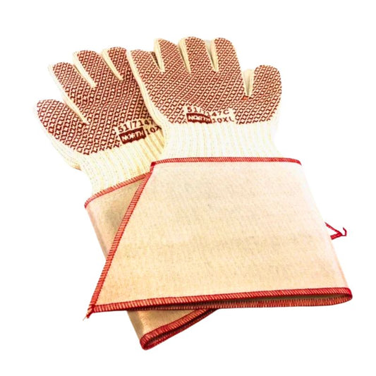 Grip'N Hot Mill Gloves w/ Gauntlet Cuff