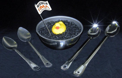 Solid Stainless Steel Spoons Available in 13'', 15'' Please Select Size.