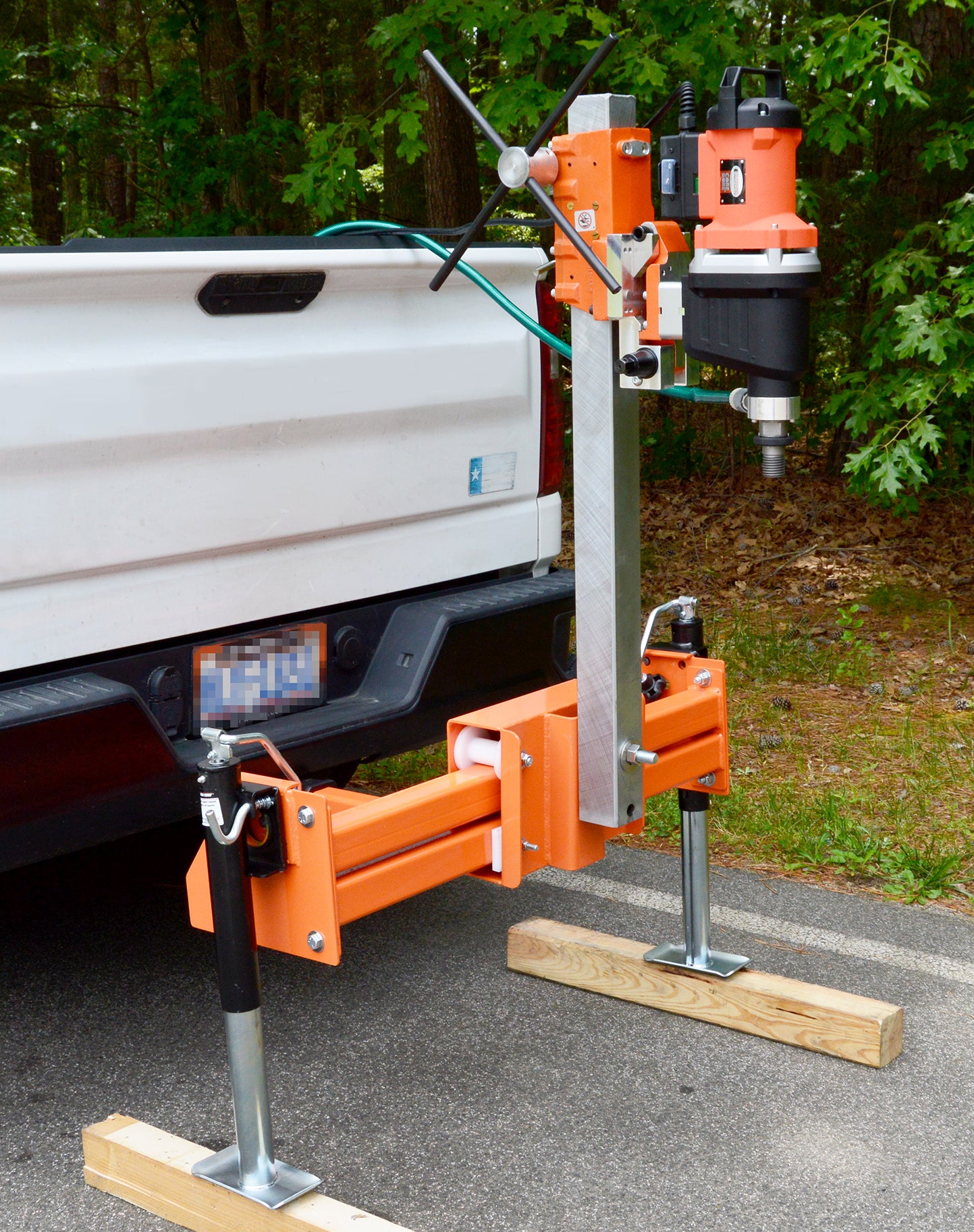 Adjustable Hitch Mount Core Rig | HMA Lab Supply