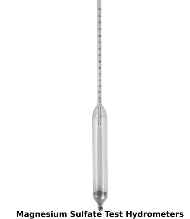 Hydrometers for Magnesium Sulfate Soundness