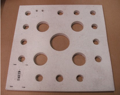 NCAT Furnace Chamber Rear Wall Plate