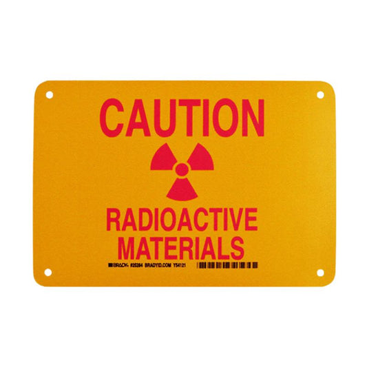 Radioactive Materials Caution Sign