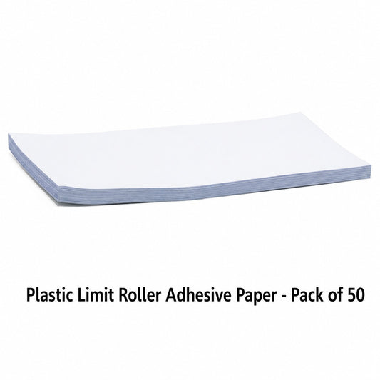 Adhesive Paper For Plastic Limit Roller - 50 Pack