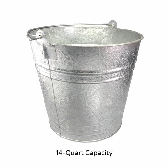 QuaterMaster® Galvanized Collection Pail