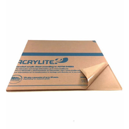 Strike-Off Plate, 12" x 12" x 5/8" Clear