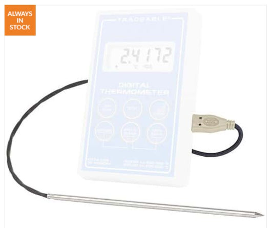 Traceable Stainless Steel Bullet Probe for Scientific Platinum RTD Thermometer