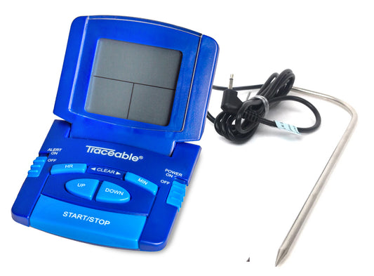 32° - 392°F External Digital Timer/Thermometer w/ Probe