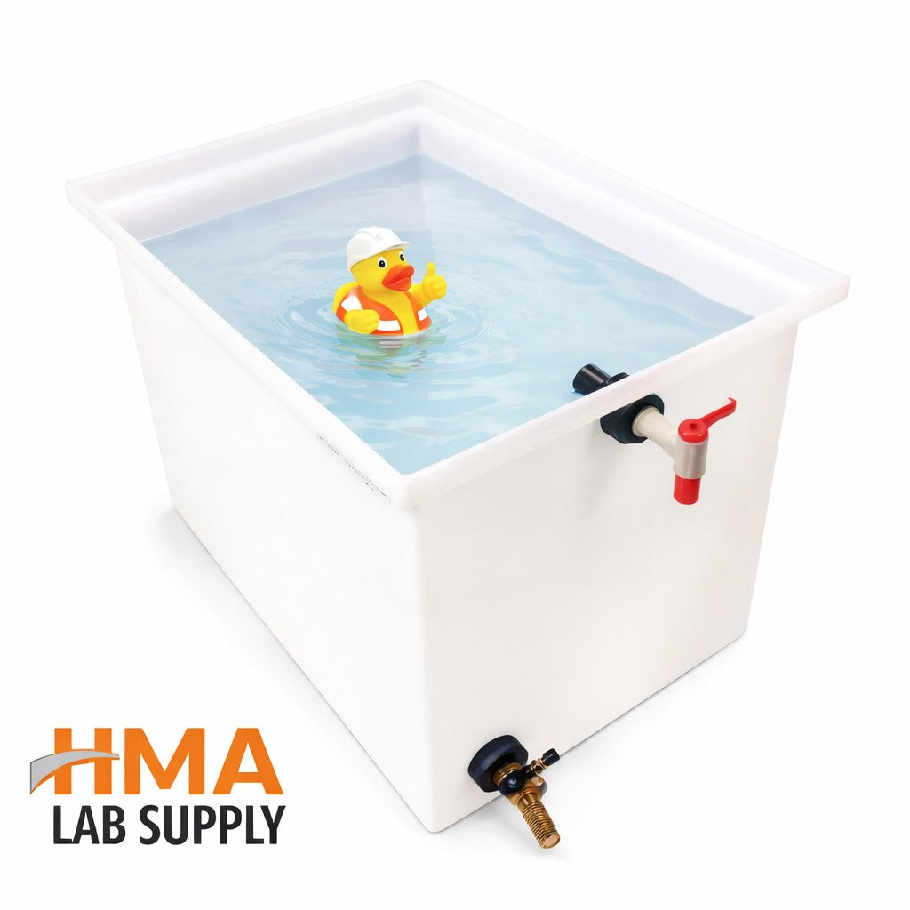 30-Gallon Molded Polyethylene Tank Complete – HMA Lab Supply