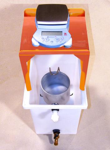 Mini Density Table with 15-Gallon Space Saver Water Bath