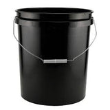 5 Gallon Black Plastic Pail - 120 Count
