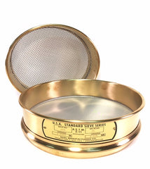 8" Sieves, Brass - Choose Height & Aperture