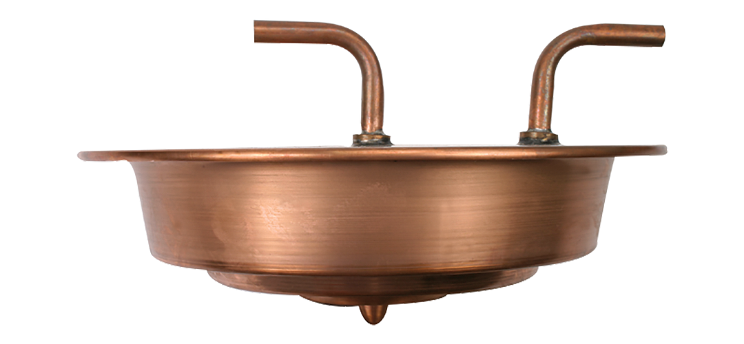 Copper Condenser with 1/2 inch tubes