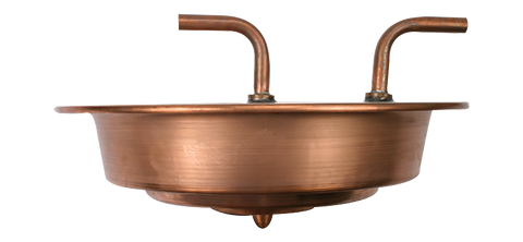 Copper Condenser with 1/2 inch tubes