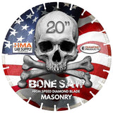 20" Masonry Blade - Star Blue Value Blade DM85B for HMA "Bone Saw"