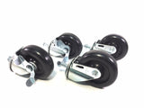 Casters for Density Weighing Table, Set of 4 (2-Locking)