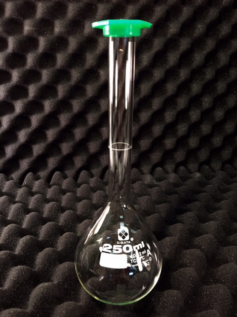 Volumetric Flask with Snap Cap Available in 100mL. 250mL, 500mL & 1000mL