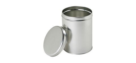 Marshall Sample Storage Can, 2lb. w/ Lid..- 4 in. dia. x 4.5 in. Tall Metal Can w/ Lid for storing M