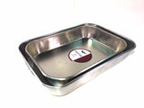 Lightweight Aluminum Pans With Handles, Available in 2 sizes. Please Select Size