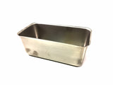 10 in. x 5.50 in. x 4 in. Deep Stainless Steel Pan