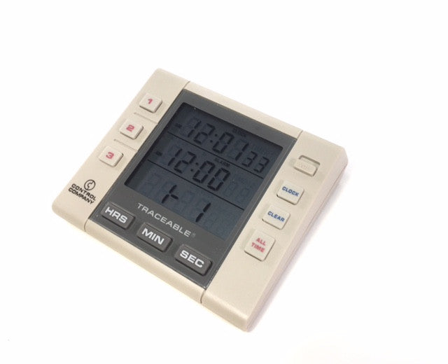 Triple-Timer, 3-Channel with Stopwatch and Clock