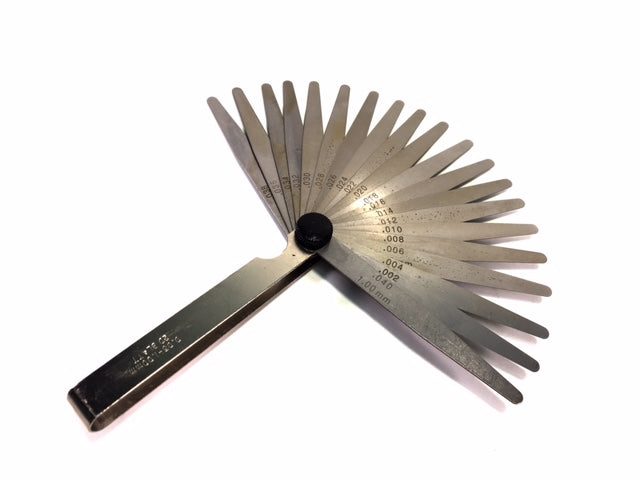 Tapered Leaf Feeler Gauges, 0.05mm