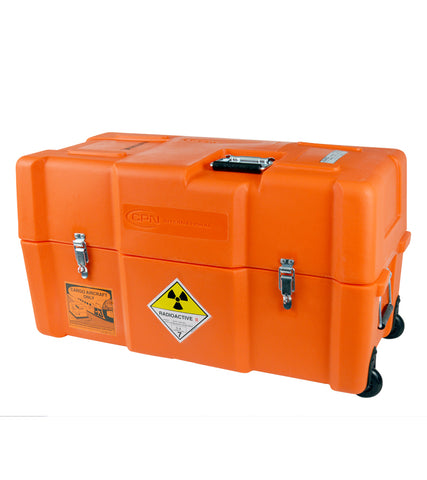 MC Series Shipping Case with Wheels and Labels